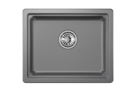 Мойка для кухни Granula Kitchen Space 5501U алюминиум, 55х45 см, прямоугольная