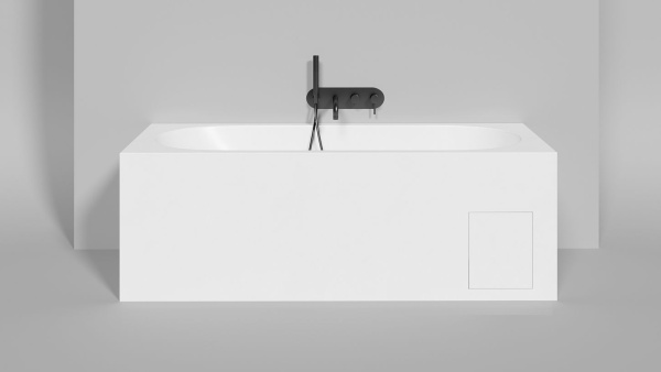 Ванна встраиваемая Salini ORNELLA 160x70 покраска по RAL полностью, S-Stone, матовый 102326MF