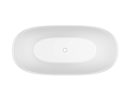 Ванна акриловая Vincea VBT-701-1700MW, 1700*800*585, цвет белый мат., щелевой перелив, слив белый
