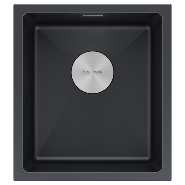 Мойка LUMI 41UNI, IT-GRANIT, LU41-AN, антрацит, 410х460, Paulmark