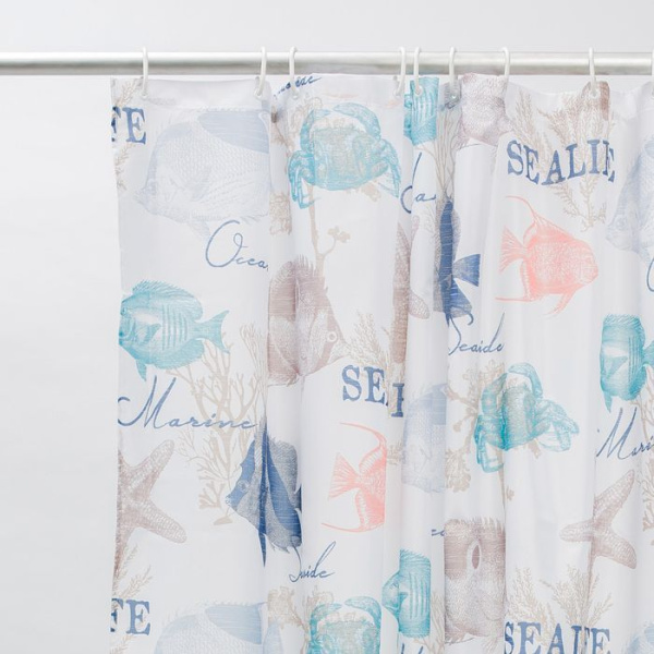 Штора для ванной комнаты 200х180 IDDIS Basic B23P218i11