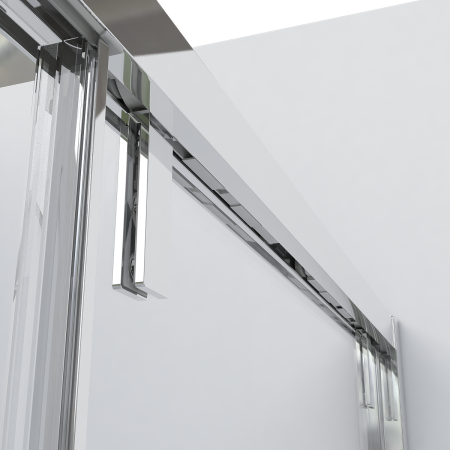 Душевая дверь Vincea Lugano VDS-1L150CLB-1, 1500, черный, стекло прозрачное