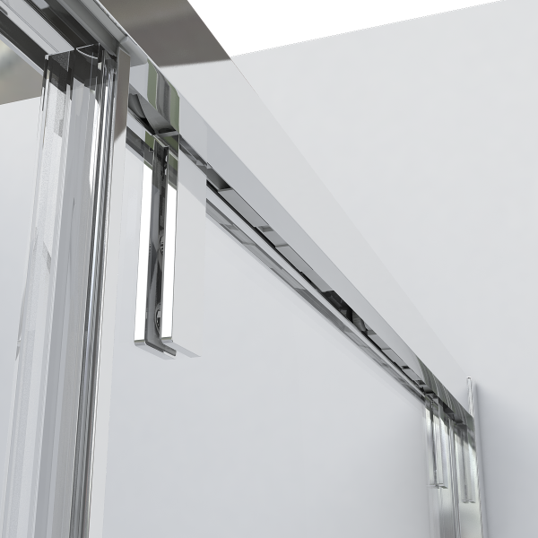 Душевая дверь Vincea Lugano VDS-1L150CLB-1, 1500, черный, стекло прозрачное