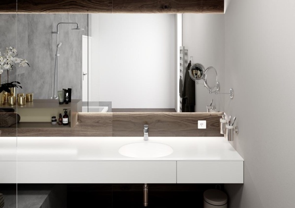 Hansgrohe Vernis Blend Смеситель для раковины однорычажный 100 без сливного гарнитура черный матовый 71580670