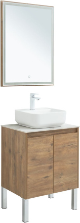 Мебель для ванной Aquanet Nova Lite 60 дуб рустикальный (2 дверцы)