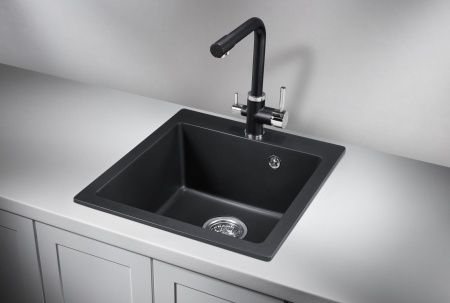 Мойка для кухни Granula 4651 шварц, 46,5х51 см, квадратная