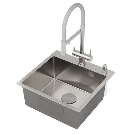 Кухонная мойка RoxenBath Simple 50 сатин (текстурное покрытие)