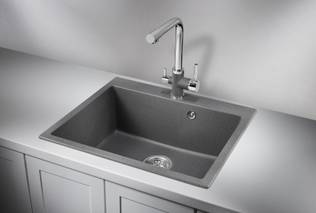 Мойка для кухни Granula 6001 графит, 60х52 см, квадратная
