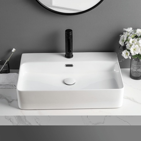 Донный клапан RoxenBath P01W (white) с переливом