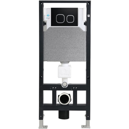 Унитаз с инсталляцией WeltWasser AMBERG 506 + NESENBACH 004 GL-WT + AMBERG RD-BL