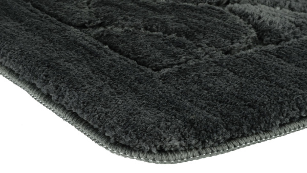 Коврик для ванной Fixsen Link 1-ый, FX-5002V, графит, 50х80 см