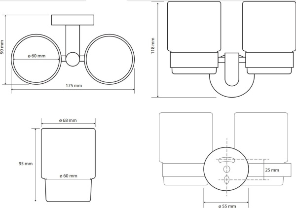 Стакан Bemeta Neo 104210025