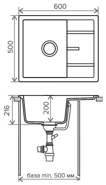 Кухонная мойка TOLERO Classic R-107 №102 Сафари