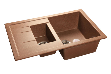 Кухонная мойка GranFest QUADRO Q-775KL терракот
