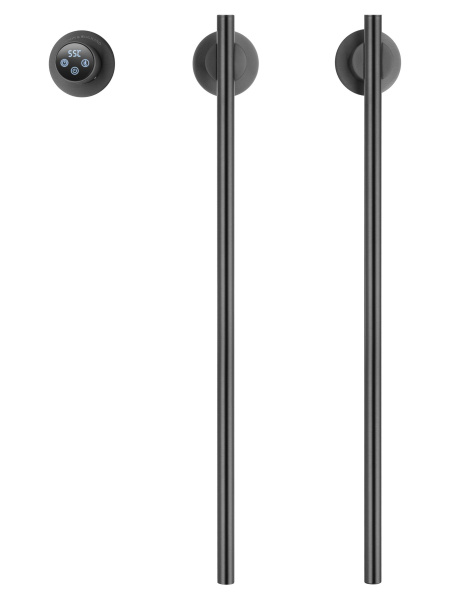 Полотенцесушитель электрический встраиваемый WONZON & WOGHAND, Темный графит (WW-A362-GM)