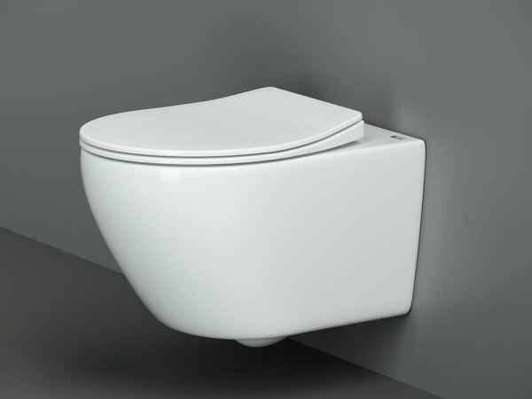 Подвесной унитаз Ceramicanova PEARL (безободковый), белый, CN8001