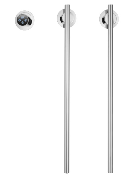 Полотенцесушитель электрический встраиваемый WONZON & WOGHAND, Хром (WW-A362-CR)