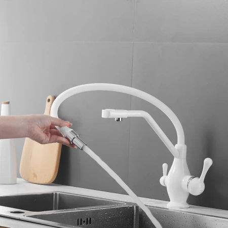 Смеситель для мойки Rose R858C