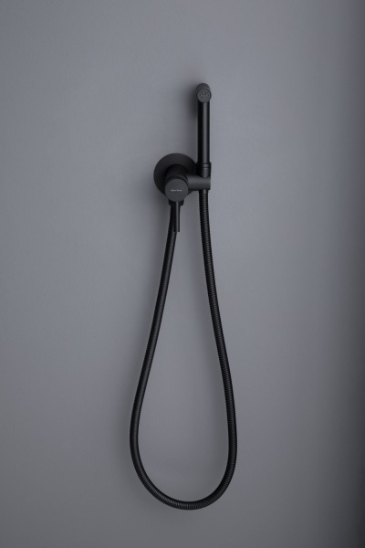 Смеситель с гигиеническим душем Allen Brau Priority 2.0 5.31029-31 черный матовый (с внутренней частью)