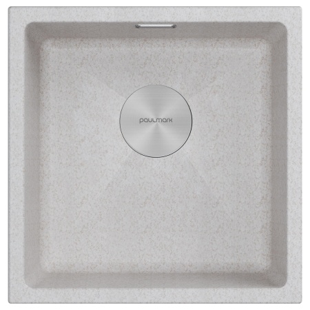 Мойка LUMI 45UNI, IT-GRANIT, LU45-BE, бежевый, 455х460, Paulmark