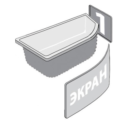 Ванна Triton Бэлла (левая)