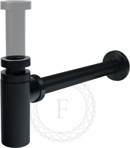 Сифон для раковины FILARETE FL70 (Черный матовый)