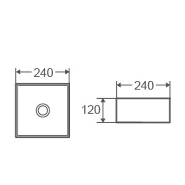 Раковина чаша D&K Berlin DT1431116, белый