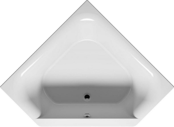 Акриловая ванна с усиленным каркасом и сифоном Riho Austin 145x145 BA1100500000000