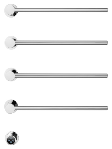 Полотенцесушитель электрический встраиваемый WONZON & WOGHAND, Хром (WW-AL314-CR)