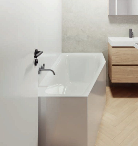 Акриловая ванна Riho Rething Space 170x90 L Plug & Play BD8400500000000