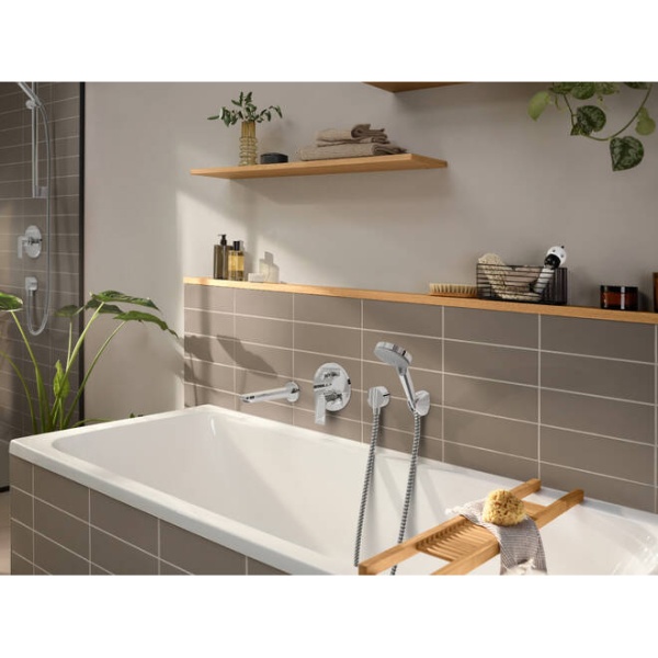 Hansgrohe Rebris E Встраиваемый смеситель для ванны хром 72468000