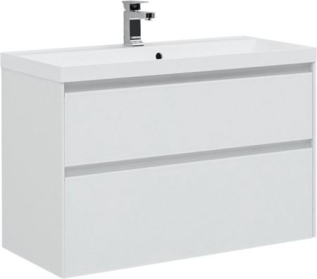 Мебель для ванной Aquanet Гласс 100 белый