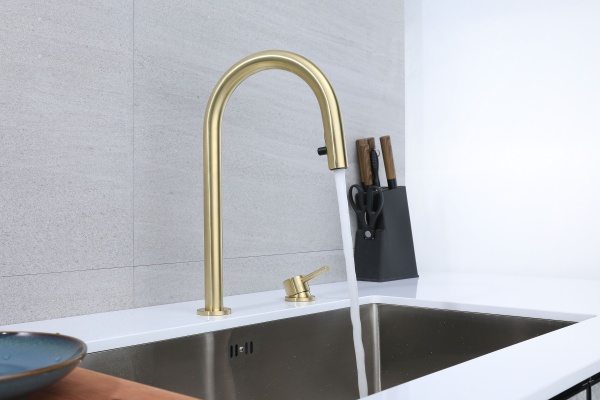 Смеситель для кухни ESTETICA, светлое золото, Es218006-LG, Paulmark-Starke