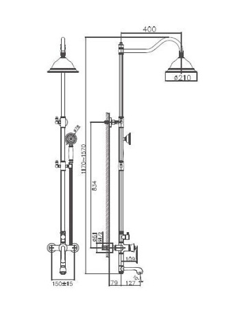 Душевая система Haiba HB24181-7
