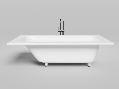 Ванна встраиваемая Salini ORLANDA PLUS 190x100, S-Stone, матовый белый 102024M