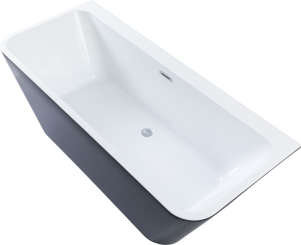 Акриловая ванна Aquanet Family Perfect 170x75 13775 Matt Finish (панель Black matte)