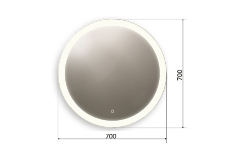 Orange Sun LEDS70ZE Зеркало с LED подсветкой и сенсорной кнопкой