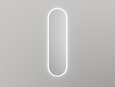 Зеркало для ванной ARMONIA овальное  с двойной LED подсветкой 450*900*25 mm