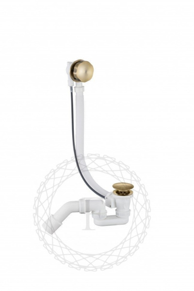 Сифон для ванны полуавтоматический FILARETE FL80 (Бронза)