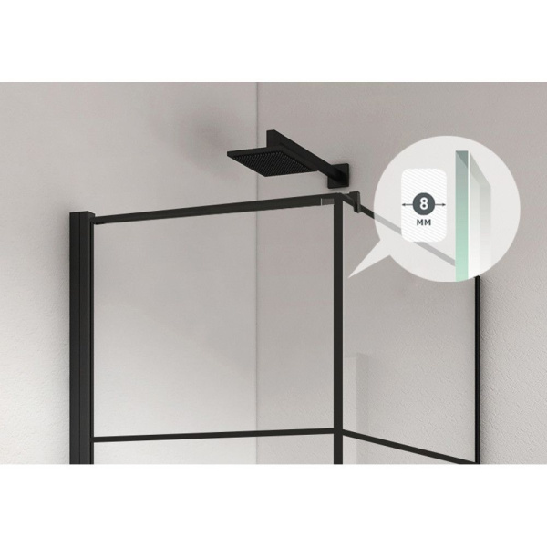 Душевой уголок BERGES DARK 900*900