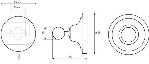 Крючок для полотенец Bemeta Retro 144206138