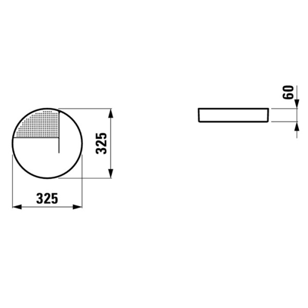 Laufen VAL Подставка круглая d=325мм, h=60мм, декоративная, настольная, цвет: белый 8.7028.1.000.000.1