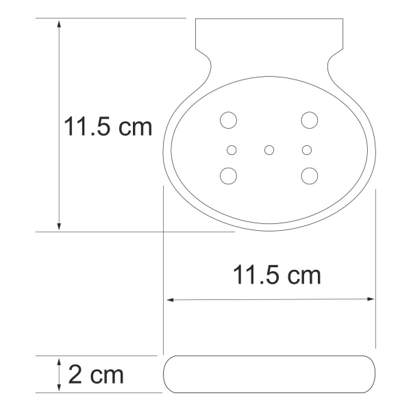 Мыльница решетка WasserKRAFT Berkel K-6869