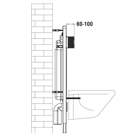 Унитаз с инсталляцией WeltWasser MARBERG 507 + BAARBACH 004 GL-WT + MAR 507 SE