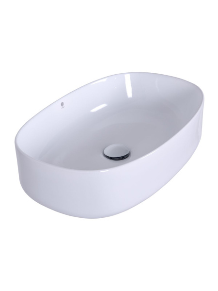 Раковина накладная Orange B07-540W санфарфор, белый глянец