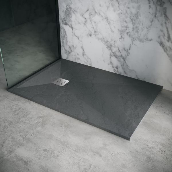 Поддон прямоугольник Grossman Strong GR-S280110Q графит 80x110x2.5