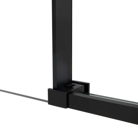 Душевая дверь Vincea Slim Soft VDS-1SS100CLB, 1000, черный, стекло прозрачное