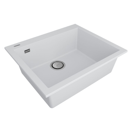 Мойка DECORATION 60, ACRYSTONE, PM936051-WH, WHITE, 600х510 мм, Paulmark