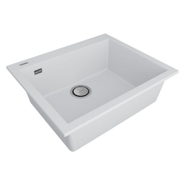 Мойка DECORATION 60, ACRYSTONE, PM936051-WH, WHITE, 600х510 мм, Paulmark