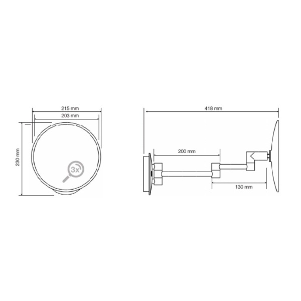 Косметическое зеркало Bemeta 116301522